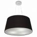 Pendente Cone Md-4063 Cúpula em Tecido 30-60x50cm Preto - Bivolt