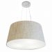 Pendente Cone Md-4063 Cúpula em Tecido 30-60x50cm Rústico Bege - Bivolt