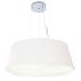 Pendente Cone Md-4072 Cúpula em Tecido 30-80x65cm Branco - Bivolt