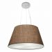 Pendente Cone Md-4141 Cúpula em Tecido 30-50x35cm Café - Bivolt