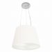 Pendente Cone Md-4152 Cúpula em Tecido 30/40x30cm Branco - Bivolt