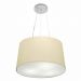 Pendente Cone Md-4153 Cúpula em Tecido 30-45x40cm Algodão Crú - Bivolt