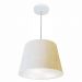Pendente Cone Md-4155 Cúpula em Tecido 30/40x30cm Linho Bege - Bivolt