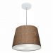 Pendente Cone Md-4246 Cúpula em Tecido 30/40x30cm Café - Bivolt
