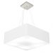 Pendente Quadrado Md-4032 Cúpula em Tecido 15-50x50cm Branco - Bivolt