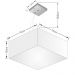 Pendente Quadrado Md-4071 Cúpula em Tecido 30-70x70cm Amarelo - Bivolt