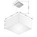 Pendente Quadrado Md-4075 Cúpula em Tecido 30-50x50cm Vermelho - Bivolt