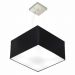 Pendente Quadrado Md-4197 Cúpula em Tecido 25-45x45cm Preto - Bivolt