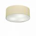 Plafon Cilíndrico Md-3005 Cúpula em Tecido 40x12cm Algodão Crú - Bivolt