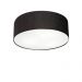 Plafon Cilíndrico Md-3005 Cúpula em Tecido 40x12cm Preto - Bivolt