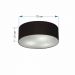 Plafon Cilíndrico Md-3019 Cúpula em Tecido 80x15cm Preto - Bivolt