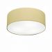 Plafon Cilíndrico Md-3047 Cúpula em Tecido 45x15cm Algodão Crú - Bivolt