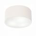 Plafon Cilíndrico Md-3048 Cúpula em Tecido 50x21cm Branco - Bivolt