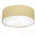 Plafon Cilíndrico Md-3057 Cúpula em Tecido 55x15cm Algodão Crú - Bivolt