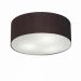 Plafon Cilíndrico Md-3057 Cúpula em Tecido 55x15cm Preto - Bivolt