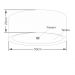 Plafon Cilíndrico Md-3161 Cúpula em Duplo Tecido 50x25cm Café - Branco - Bivolt