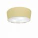 Plafon Cone Md-3003 Cúpula em Tecido 12/40x35cm Algodão Crú - Bivolt