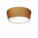 Plafon Cone Md-3003 Cúpula em Tecido 12/40x35cm Palha - Bivolt