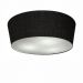 Plafon Cone Md-3004 Cúpula em Tecido 15/50x40cm Preto - Bivolt