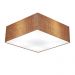 Plafon Quadrado Md-3051 Cúpula em Tecido 15/45x45cm Palha - Bivolt