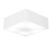 Plafon Quadrado Md-3052 Cúpula em Tecido 15/60x60cm Branco - Bivolt