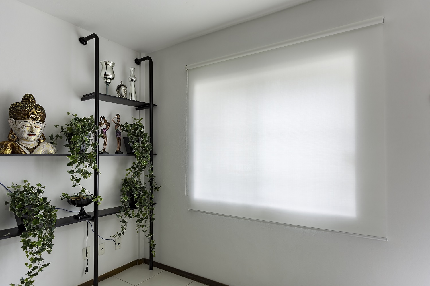Persiana Rolo (2,00Lar. x 1,50Alt.) Tela Solar Screen Branco