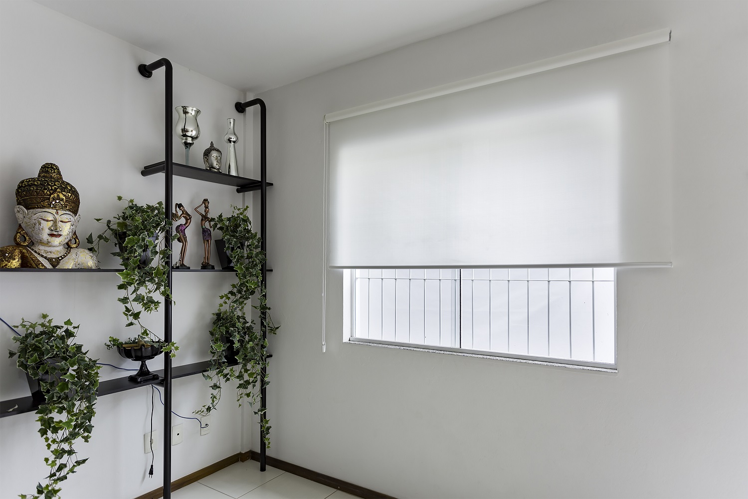 Persiana Rolo (2,00Lar. x 1,50Alt.) Tela Solar Screen Branco