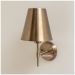 Arandela Clássica Charlote Com Cupula De Metal Cor Bronze
