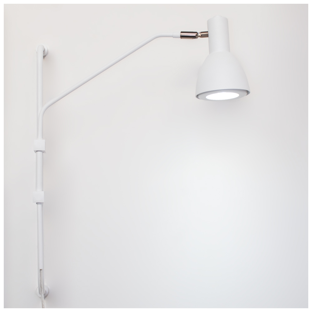 Arandela Roma Braccio Com Interruptor Cor Branco