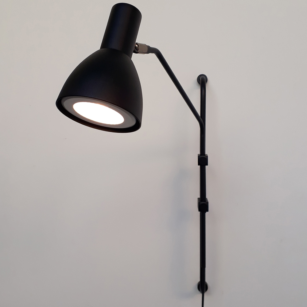 Arandela Roma Braccio Com Interruptor Cor Preto