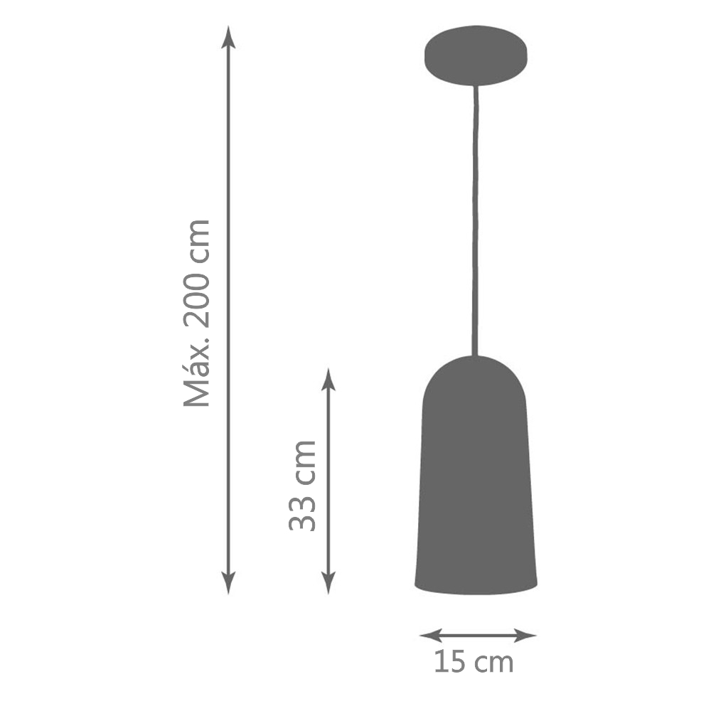Pendente Taça Pinot Branco Kit com 2