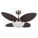 Ventilador De Teto Volare Mini Petalo Palmae Tabaco 220V