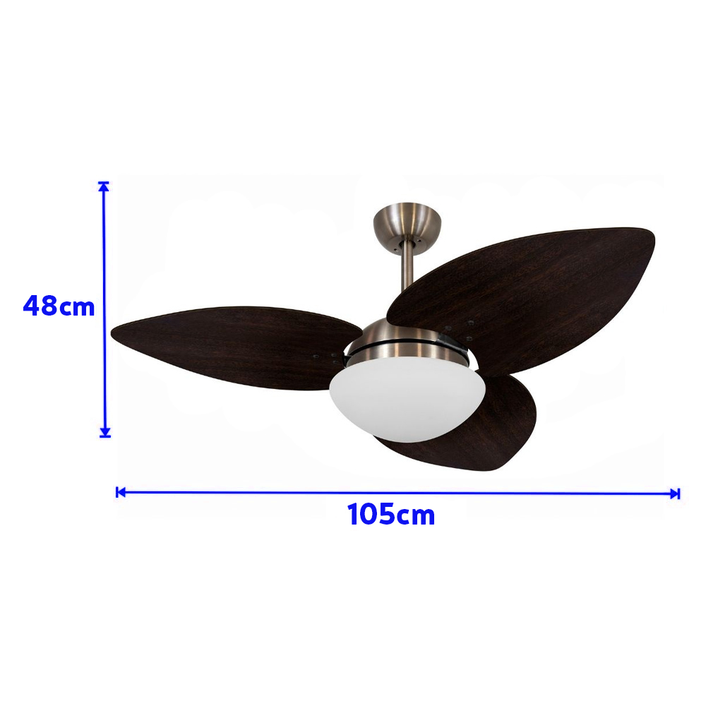Ventilador Volare Bronze Tabaco Bz Vd42 Tami S3
