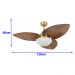 Ventilador Volare Dourado Imbuia Bz Vd42 Tami S3