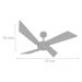 Ventilador Volare Tech New Off Tabaco 220V e Controle Remoto