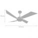 Ventilador Volare Tech Off Tabaco 127V e Controle Remoto