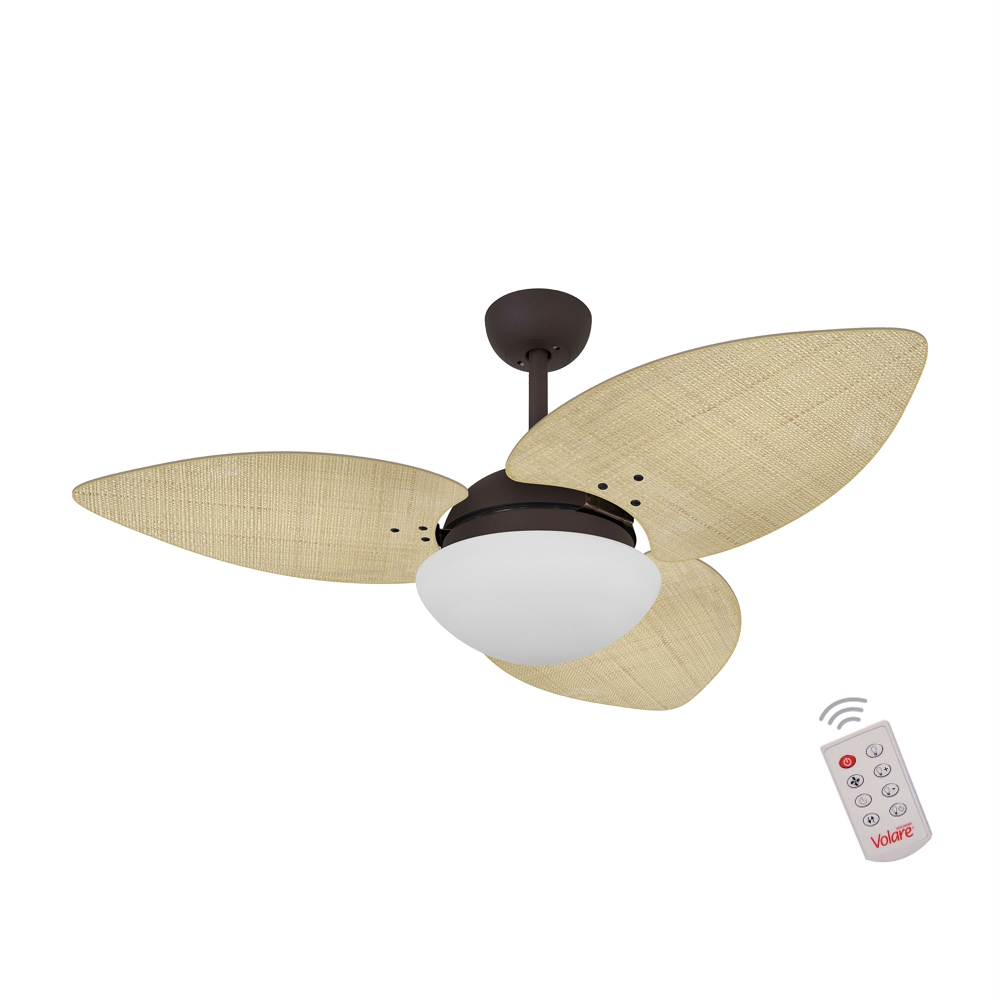 Ventilador de Teto Dormamu   3 Pás  127V com Controle