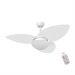 Ventilador de Teto Kovalski Branco Fosco 3 Pás Branco 220V com Controle
