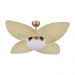 Ventilador de Teto Kovalski Cobre 4 Pés Palmae Natural 220V