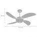 Ventilador de Teto Preto Air Office Preto 220V