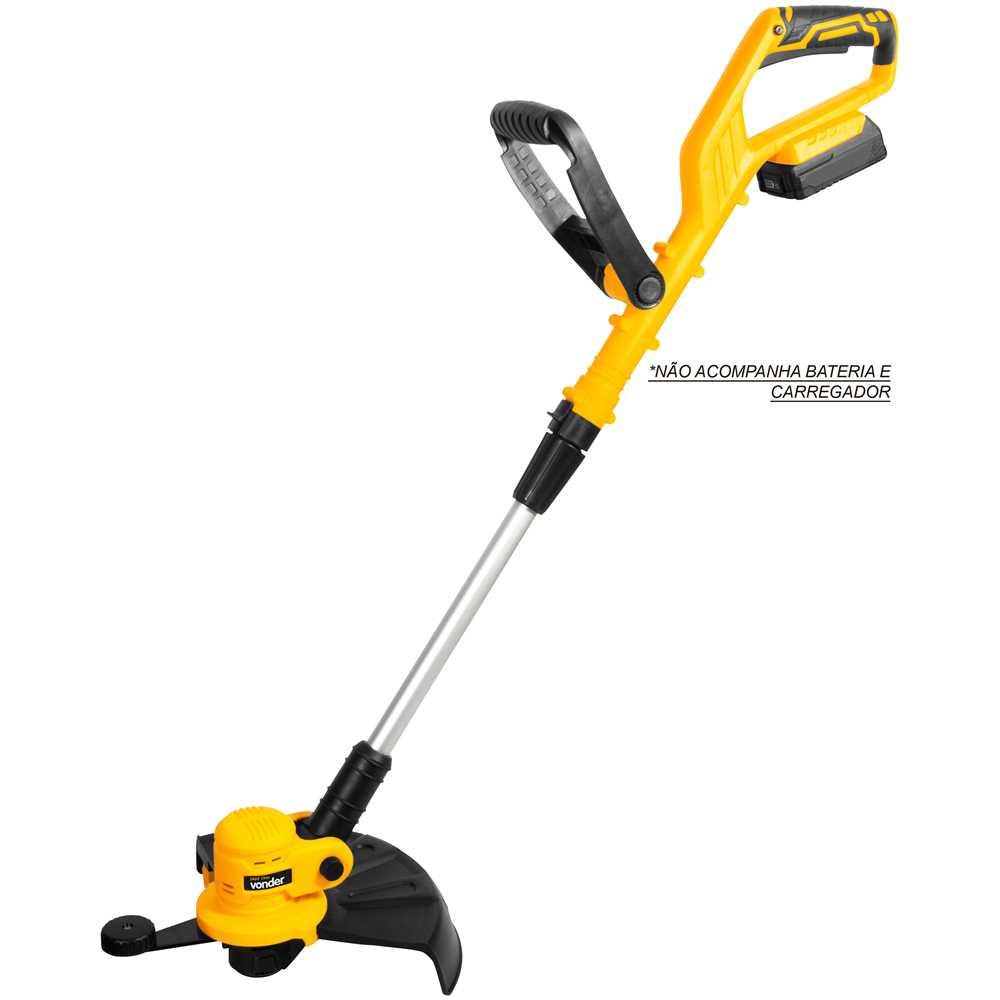 Aparador de grama bateria intercambiável de 18 V sem bateria e sem carregador IAGV 1801 VONDER