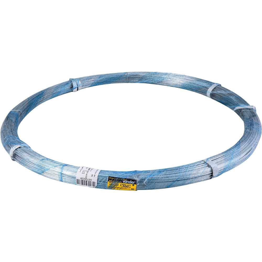 Arame para cerca elétrica BWG 15 183 mm 500 m VONDER
