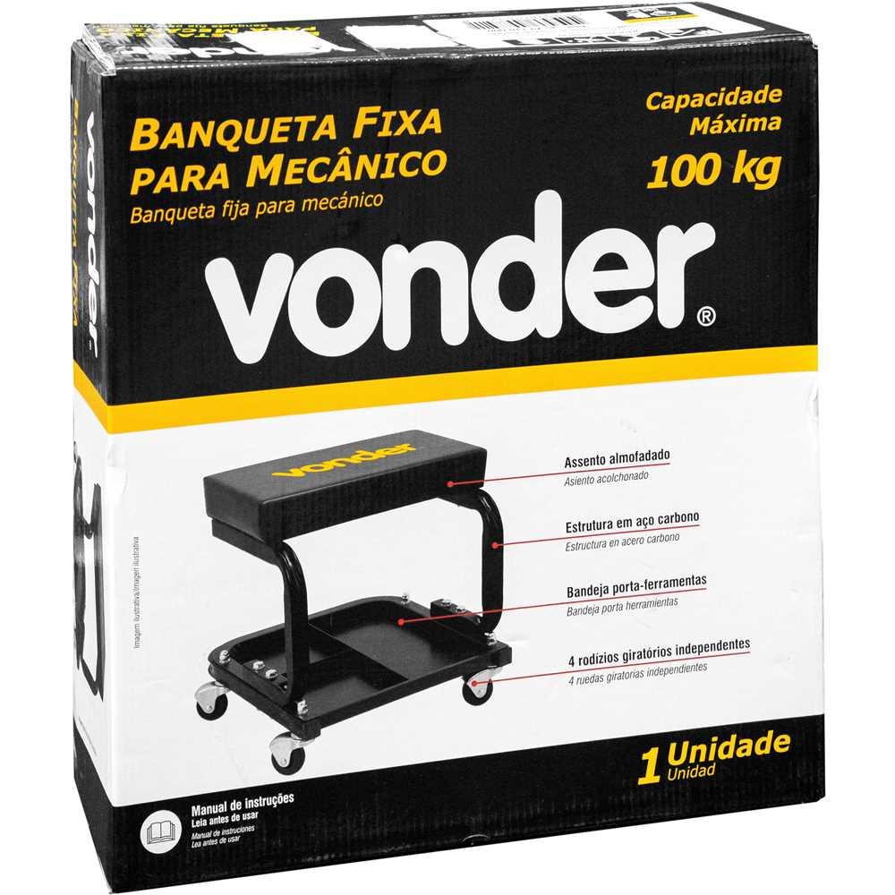 Banqueta Fixa P/mecanico Vonder