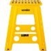 Banqueta plástica dobrável amarela altura 450 mm VONDER