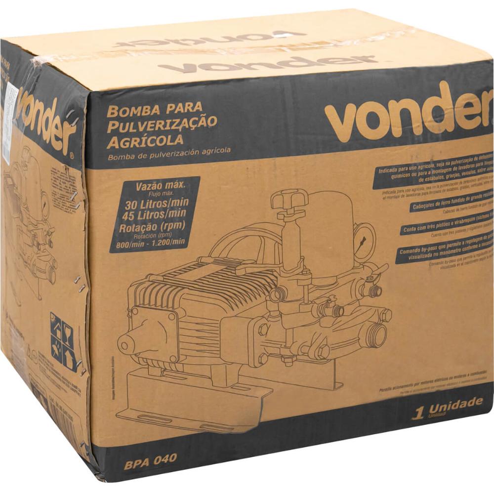 Bomba para Pulverização Agrícola BPA 040 Vonder com Mangueir