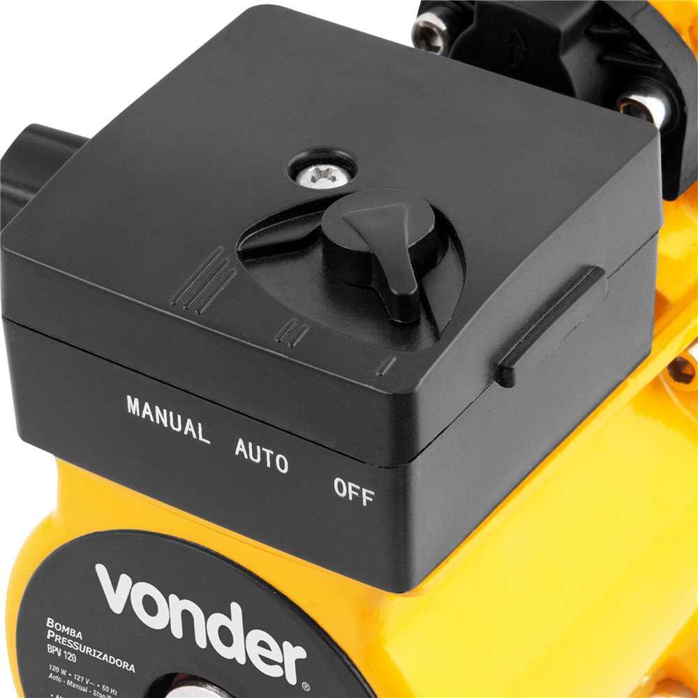 Bomba pressurizadora de 120 W 127 V~ BPV 120 VONDER