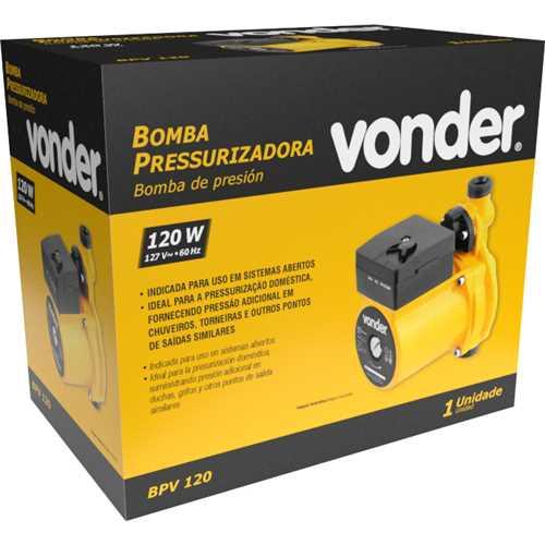 Bomba pressurizadora de 120 W 127 V~ BPV 120 VONDER