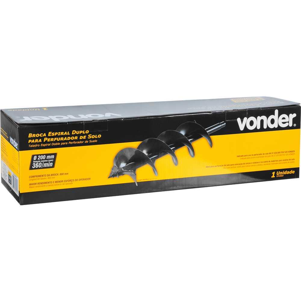 Broca P/perf.solo Esp Duplo 200x800mm Vonder
