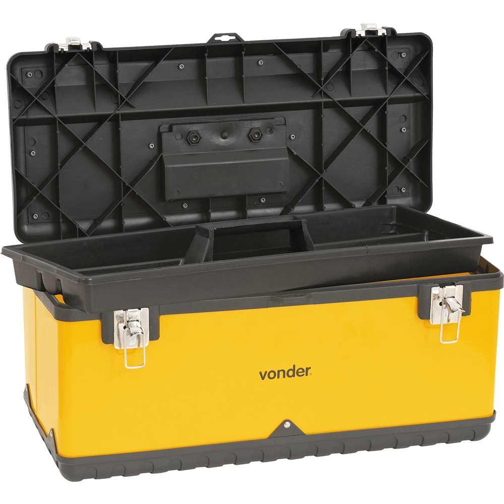 Caixa para ferramentas metálica 590 cm x 285 cm x 270 cm CMV 0590 VONDER