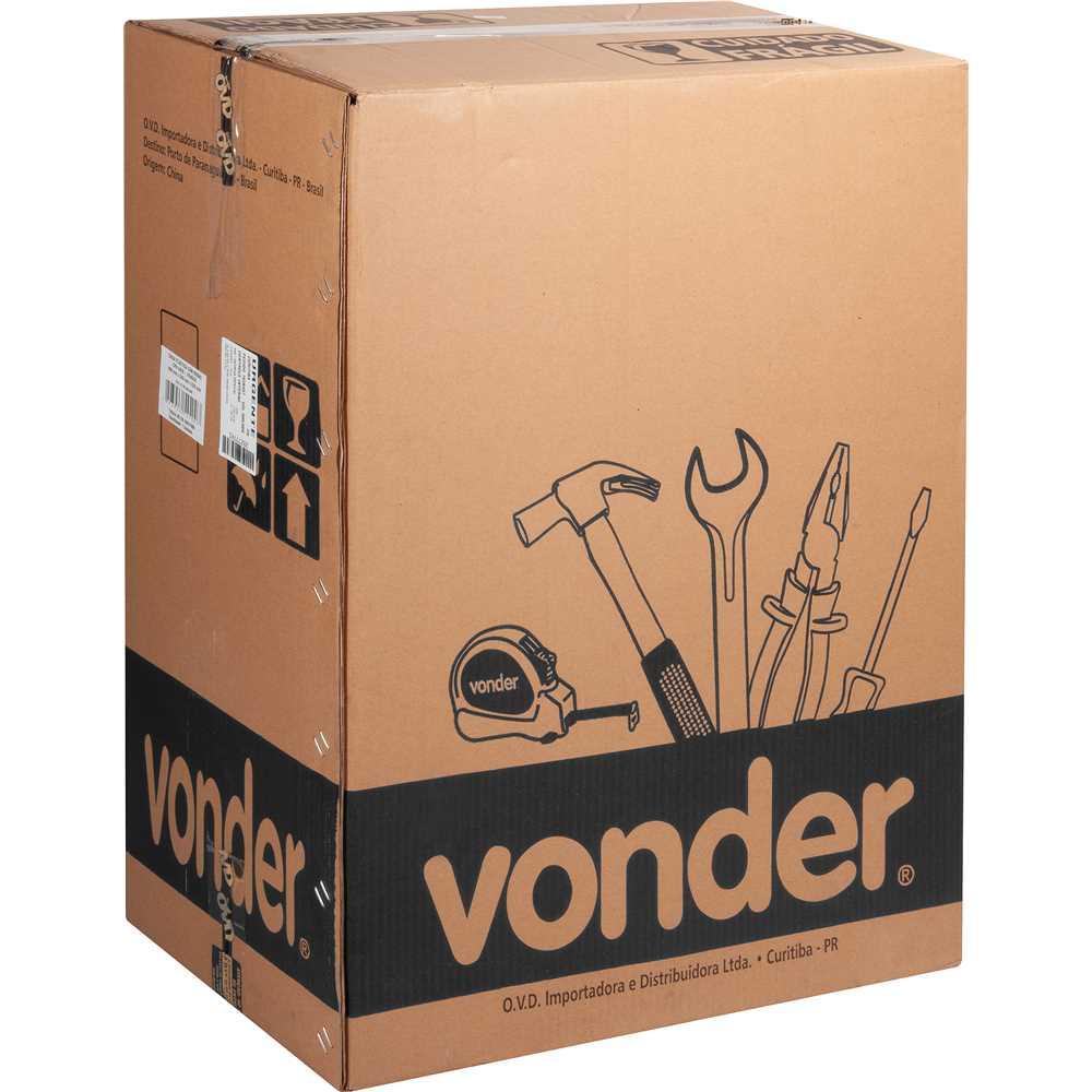Caixa para ferramentas plástica com rodas 460 cm x 260 cm x 620 cm CRV 0400 VONDER